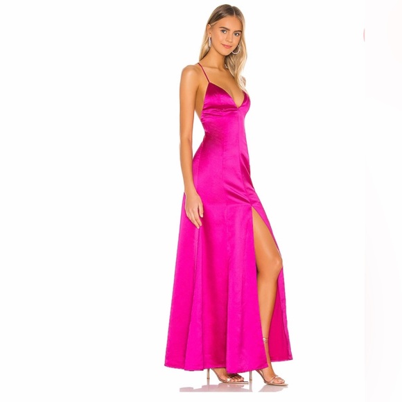 REVOLVE - HOT PINK Gown - open to offers, sold out online - Picture 1 of 9